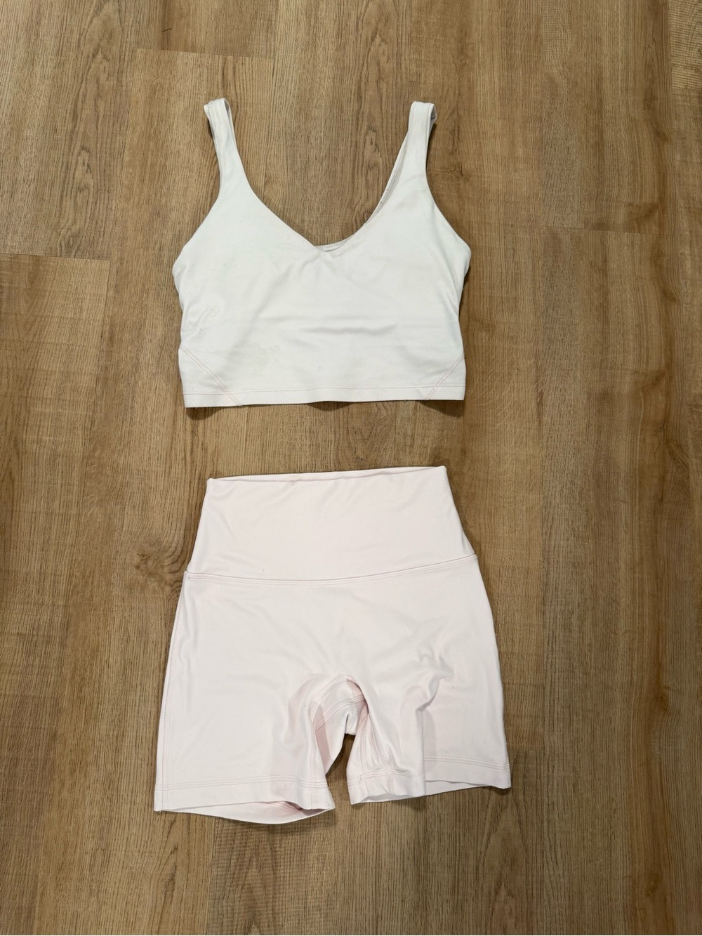 lululemon new align sports bra and spandex set